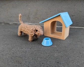 Tiny dachshund knitting pattern
