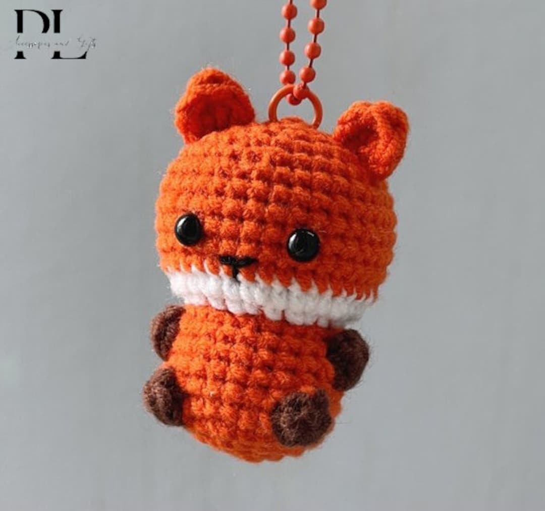 Handmade Crochet Fox Toy Gift Set (3pc) main image 0
