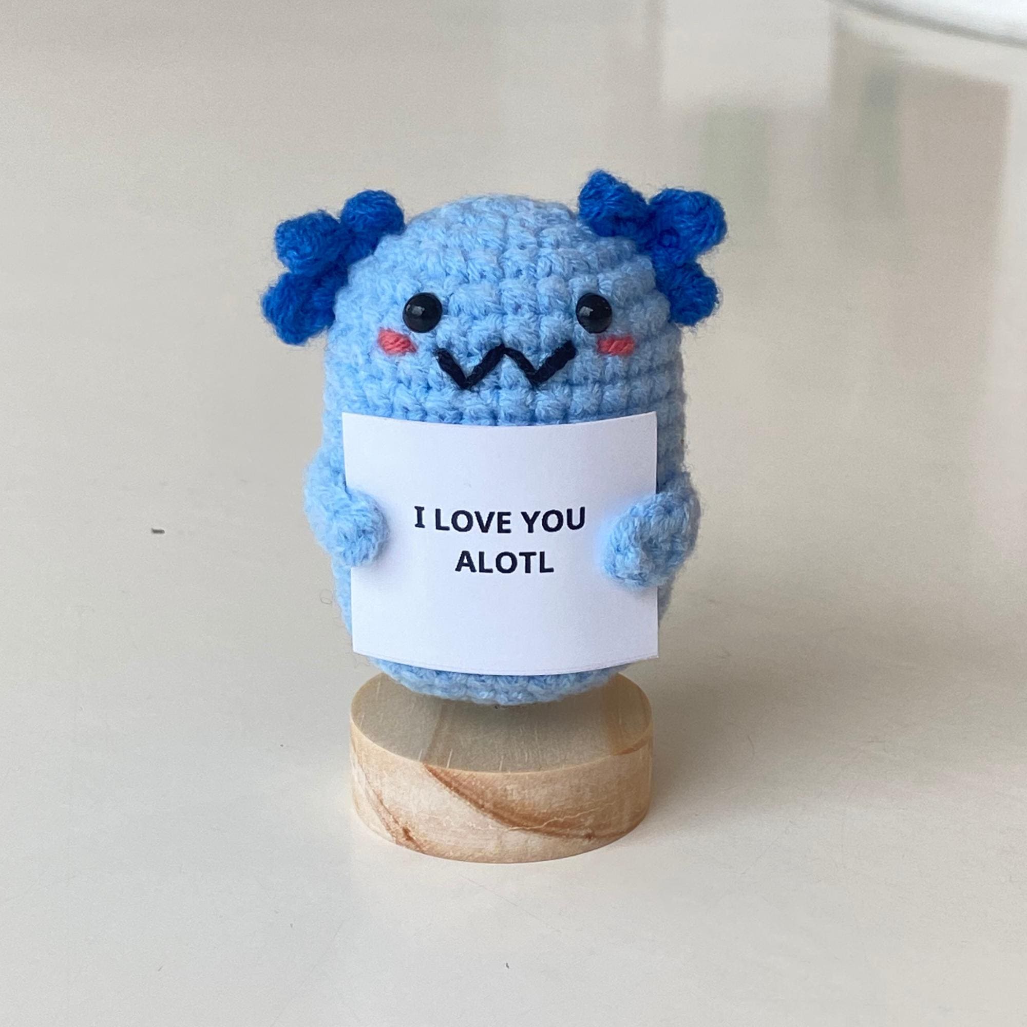Animagic - Let's Glo Axolotl Blauw, Elektronisch en Verlicht Huisdier