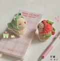 Crochet Capybara With Bag Keychain, Amigurumi Capybara, Crochet Funny Capybara Plush Toy Keychains, Mini Capybara Student Cute Gifts product logo