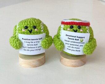 Balle De Ping-pong Crochetée Positive Avec Carte D'encouragement – Jouet Inspirant Et Déco (TOYMIS)