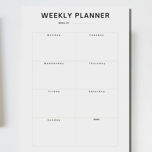 Daily Planner, Digital Planner, Printable Planner,  Day Planner Printable