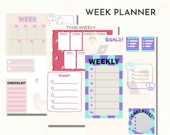 Printable Tagesplaner, GOAL (Digitaler Download)