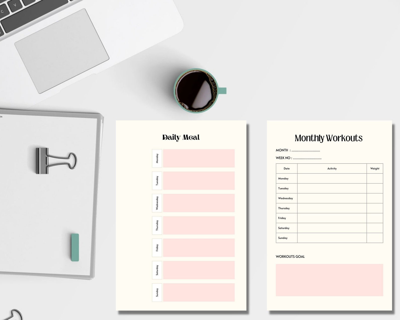 Pdaily Planner, Digital Planner, Printable Planner, Day Planner ...