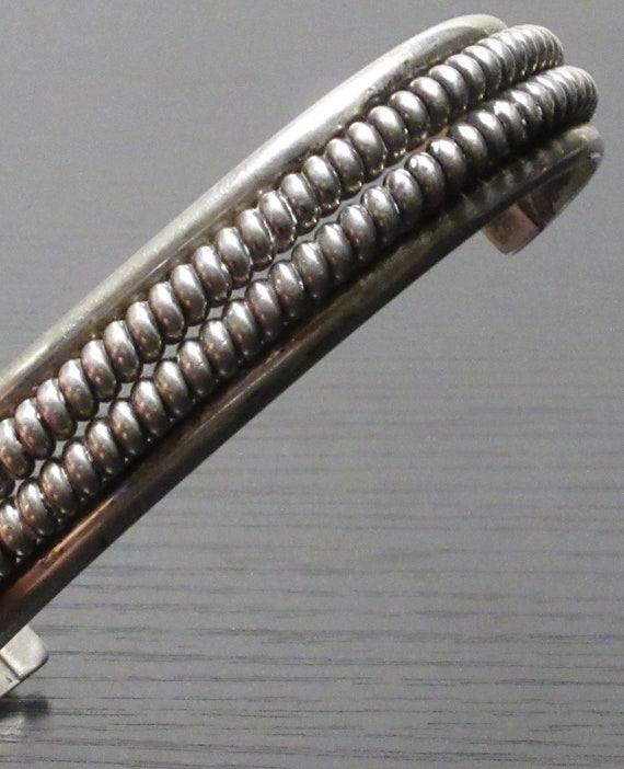 Sterling Silver Twist Wire Bracelet - image 3