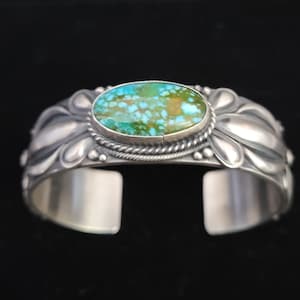 Derrick Gordon Turquoise Sterling Silver Bracelet