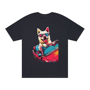 Honden Road Trip T Shirt, Funny Dog Shirt, Rescue Mutt Shirt, Cadeau voor hondeneigenaar, Chihuahua Pug Labrador Shirts Avontuur, Esthetisch Hondenshirt