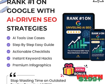 AI SEO Handbook – Rank #1 on Google, Etsy Success (PDF)