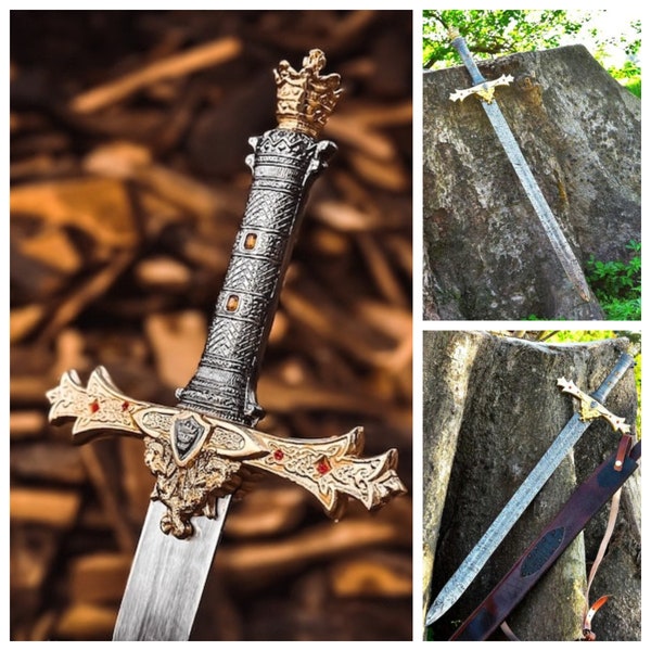 Handmade MEDIEVAL Swords, Hand Forged Stainless Steel Swords, Viking Swords, Battle Ready Swords, Handmade Swords, Best gift for him.