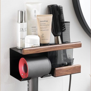 Hair Dryer Holder Wall Dryer Cradle Straightener Stand Hairdryer Organ –  indispensable shopping