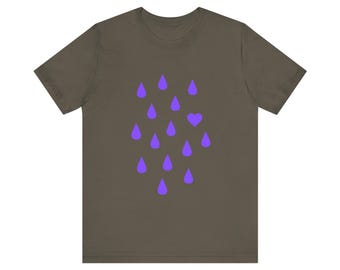 Purple Rain drop shirt without cloud, Minnesota shirt, Music shirt, Purple Pride shirt, Cloud shirt, Cute purple shirt, MN pride