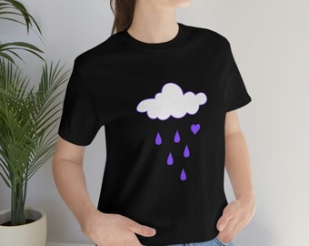 Purple Rain drop shirt, Minnesota shirt, Music shirt, Purple Pride shirt, Cloud shirt, Cute purple shirt, MN pride