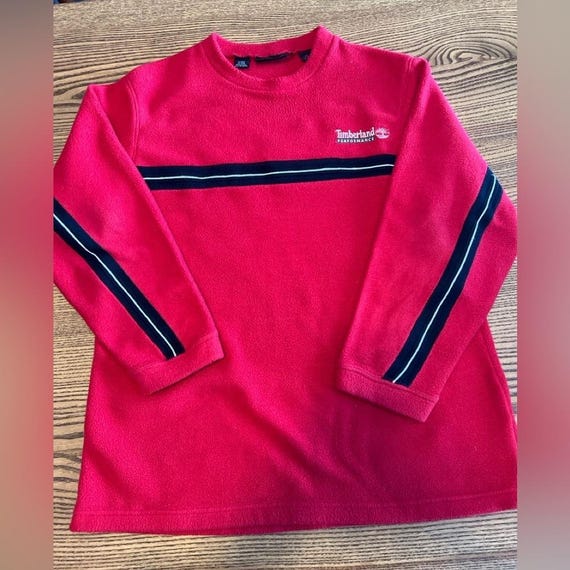 Timberland, Timberland Vintage Red Sweater Fleece - Small GUC