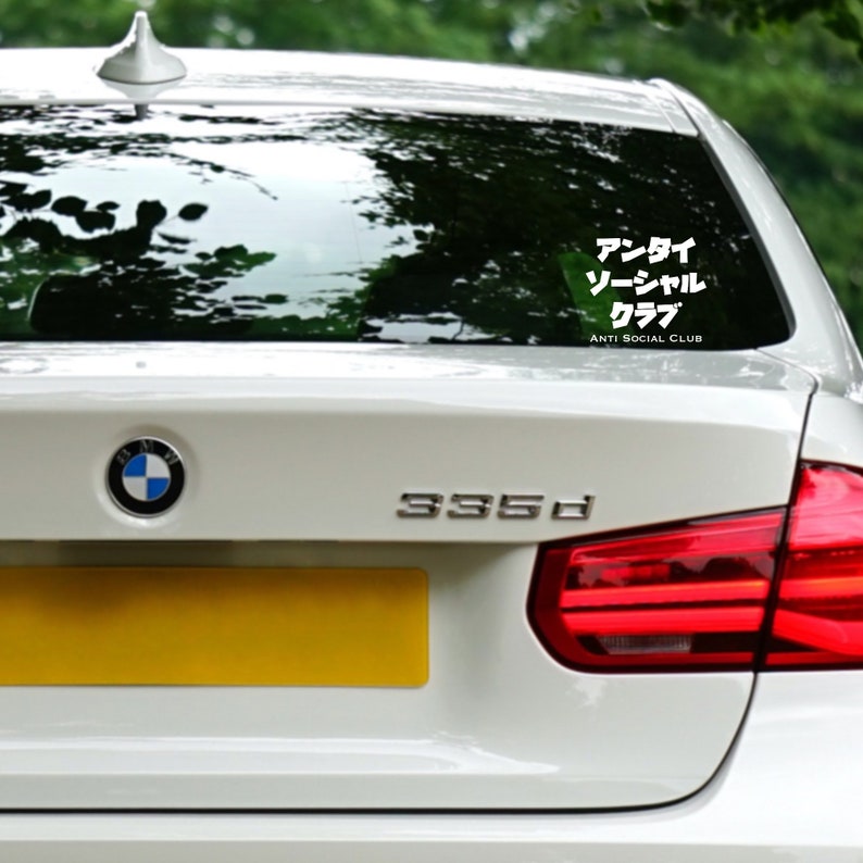 anime gift japanese vinyl decal for car