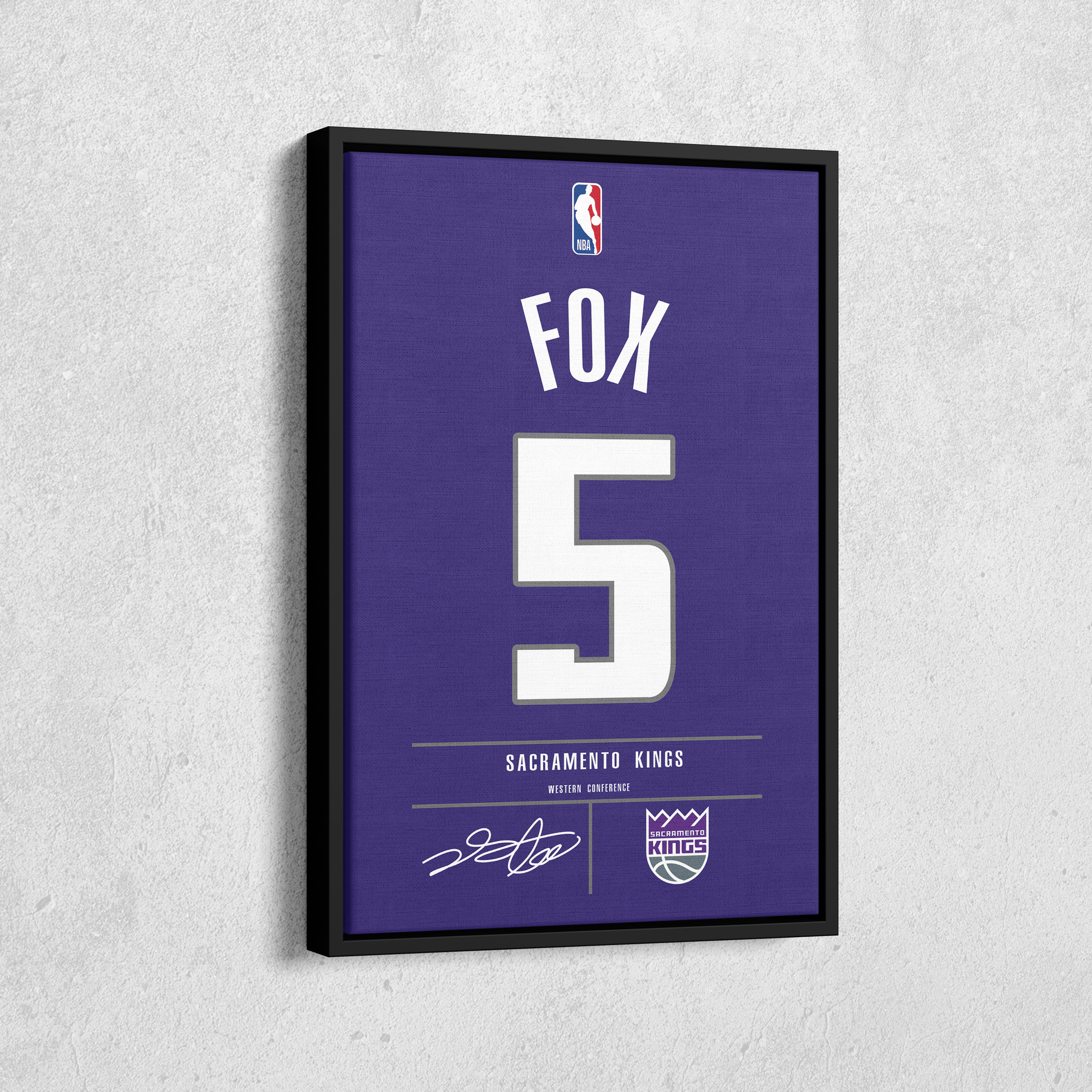 Framed Autographed/Signed Mike Bibby 33x42 Sacramento Purple