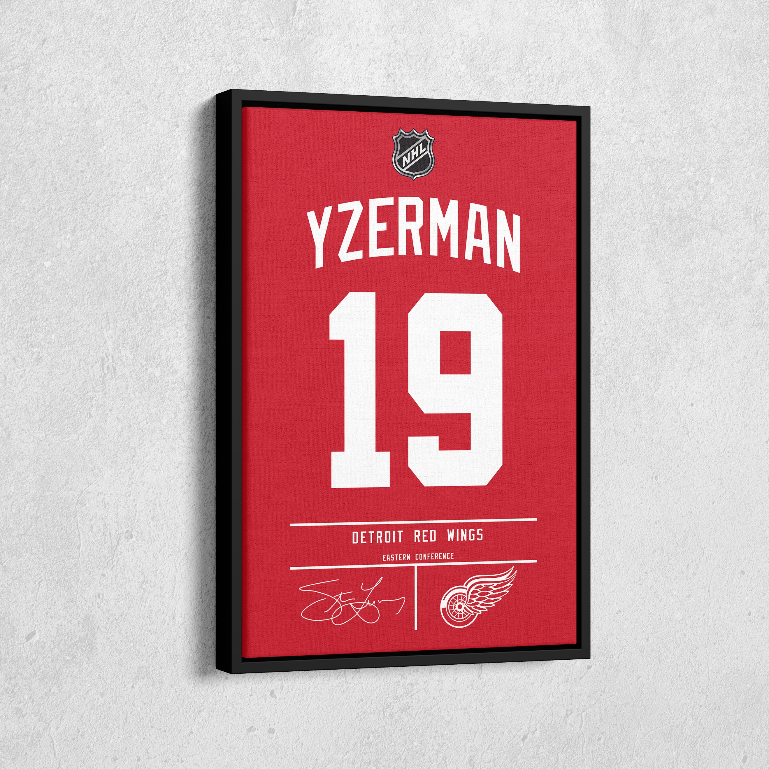 CCM Detroit Red Wings #19 Steve Yzerman Jersey Mens Small Autographed by  Draper