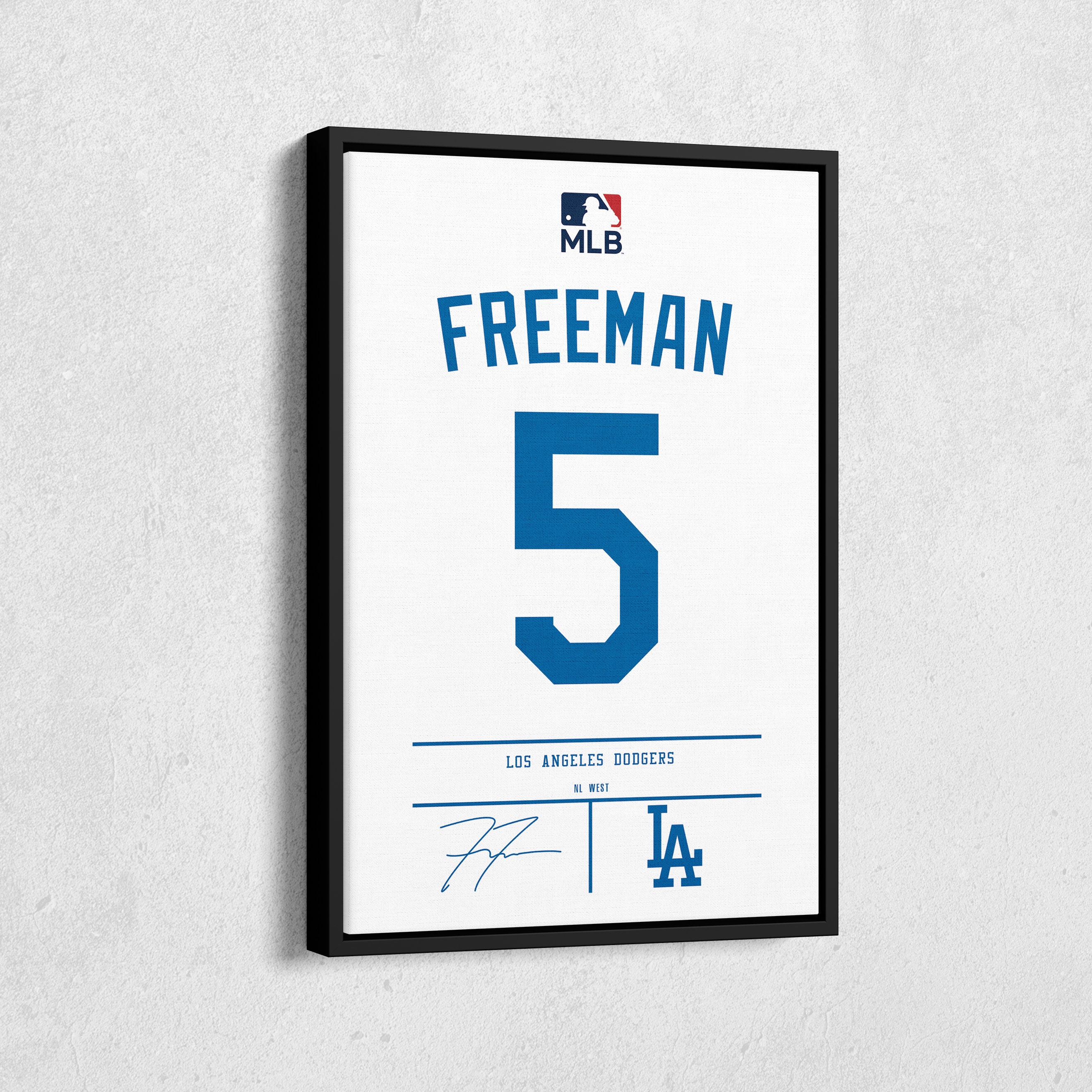 LA All Star Game 2022 National League Freddie Freeman All-Star Addition  Home Decor Poster Canvas - REVER LAVIE