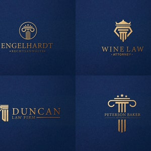 Progetterò un logo moderno, minimalista, personalizzato, per avvocati, legali, monogrammi e studi legali per attività di consulenza
