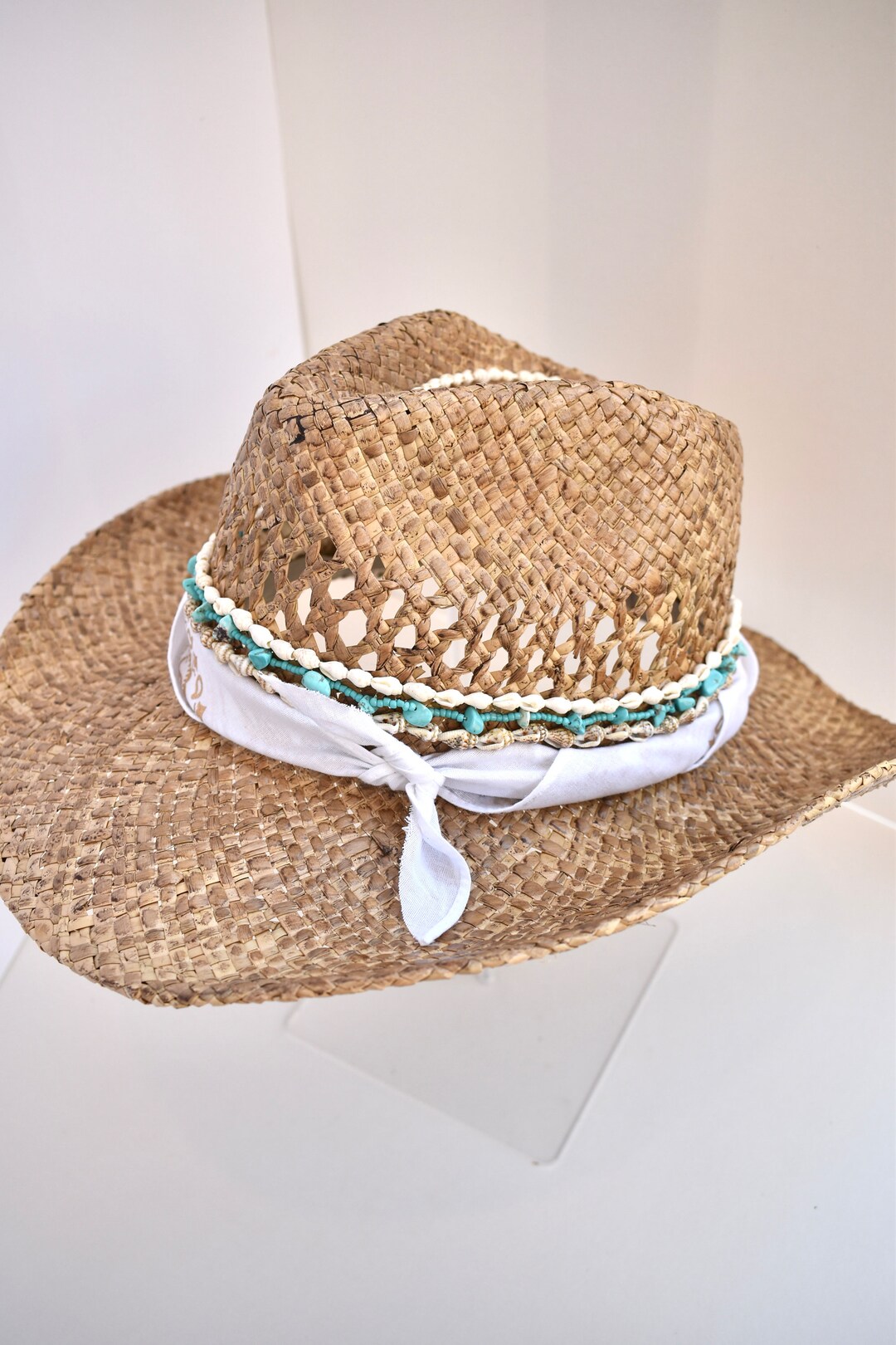 Pogue Straw Cowgirl Hat Coastal Cowgirl Beach Hat Coastal Hat Summer