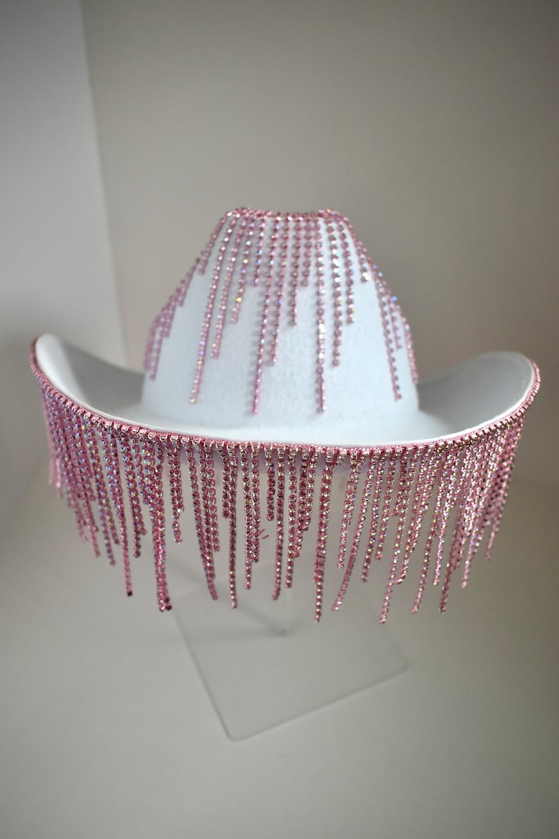 Pink Sugar Pink Rhinestone Cowgirl Hat Pink Cowgirl Hat Rhinestone Pink