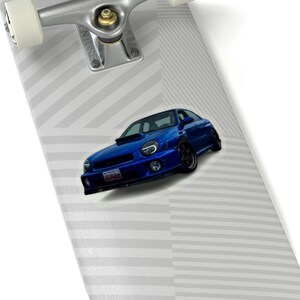Blue Subaru Sticker