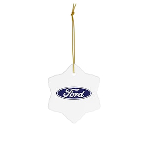 Ford Logo Keramik Ornament, 4 Formen