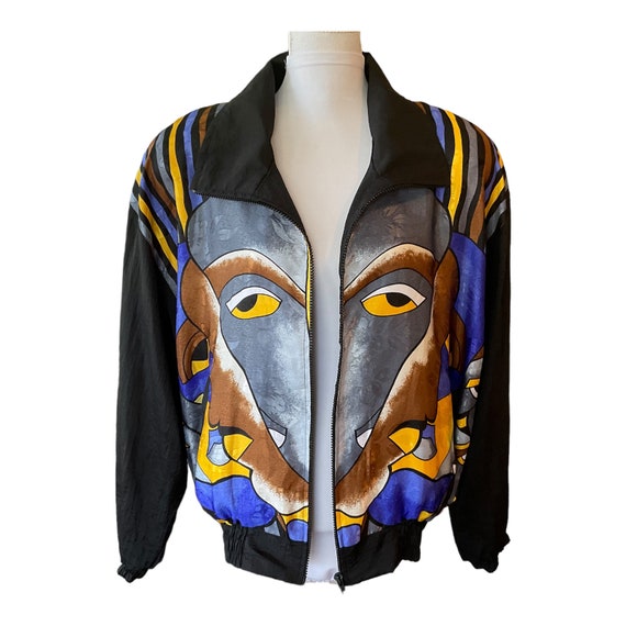Nicole by J Farah Picasso Inspired Bomber Jacket … - image 10