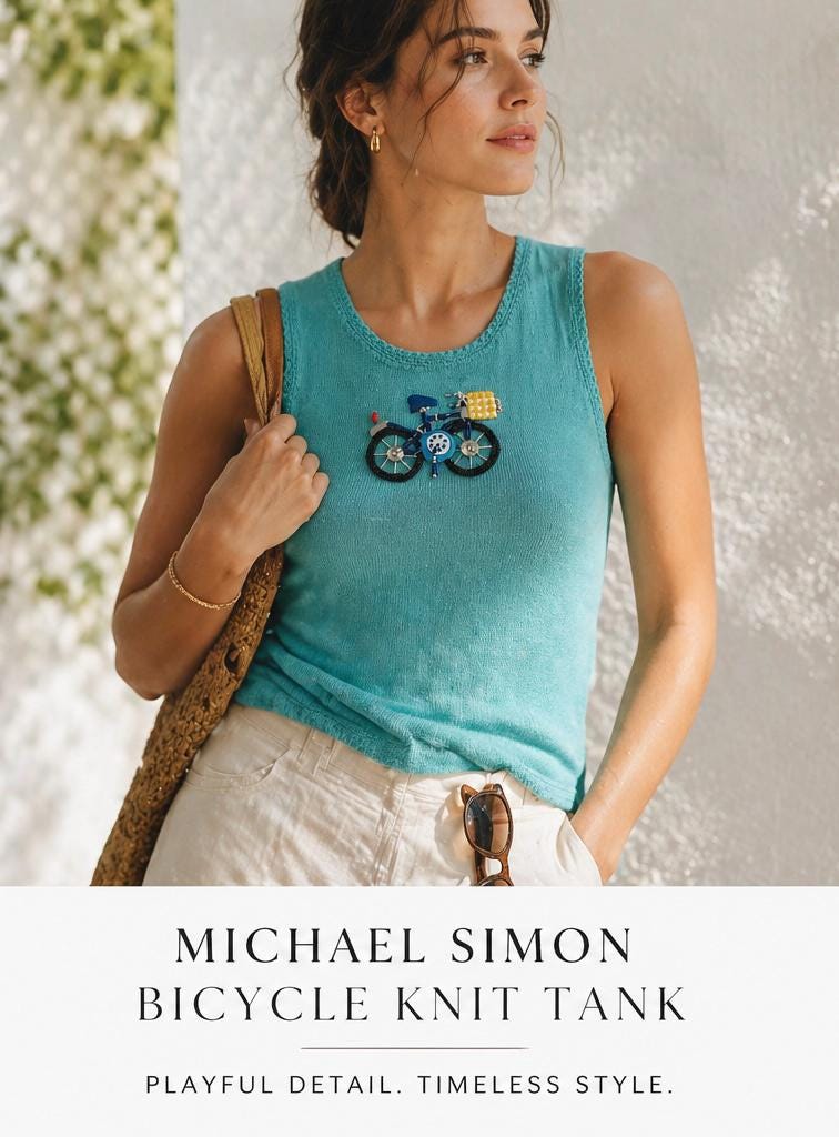 [90sヴィンテージ USA製] Michael Simon ハンド刺繍ベスト Vintage Michael Simon Will Spring Come Early? 1994 Sweater beaded