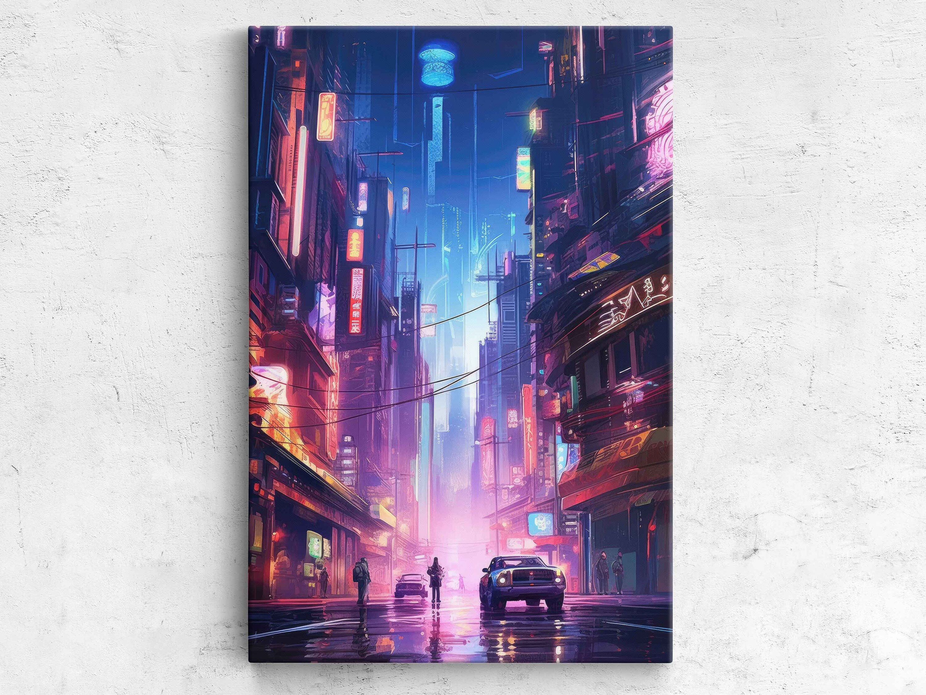 Sci-Fi Cyberpunk Car Night City 4K Wallpaper #128