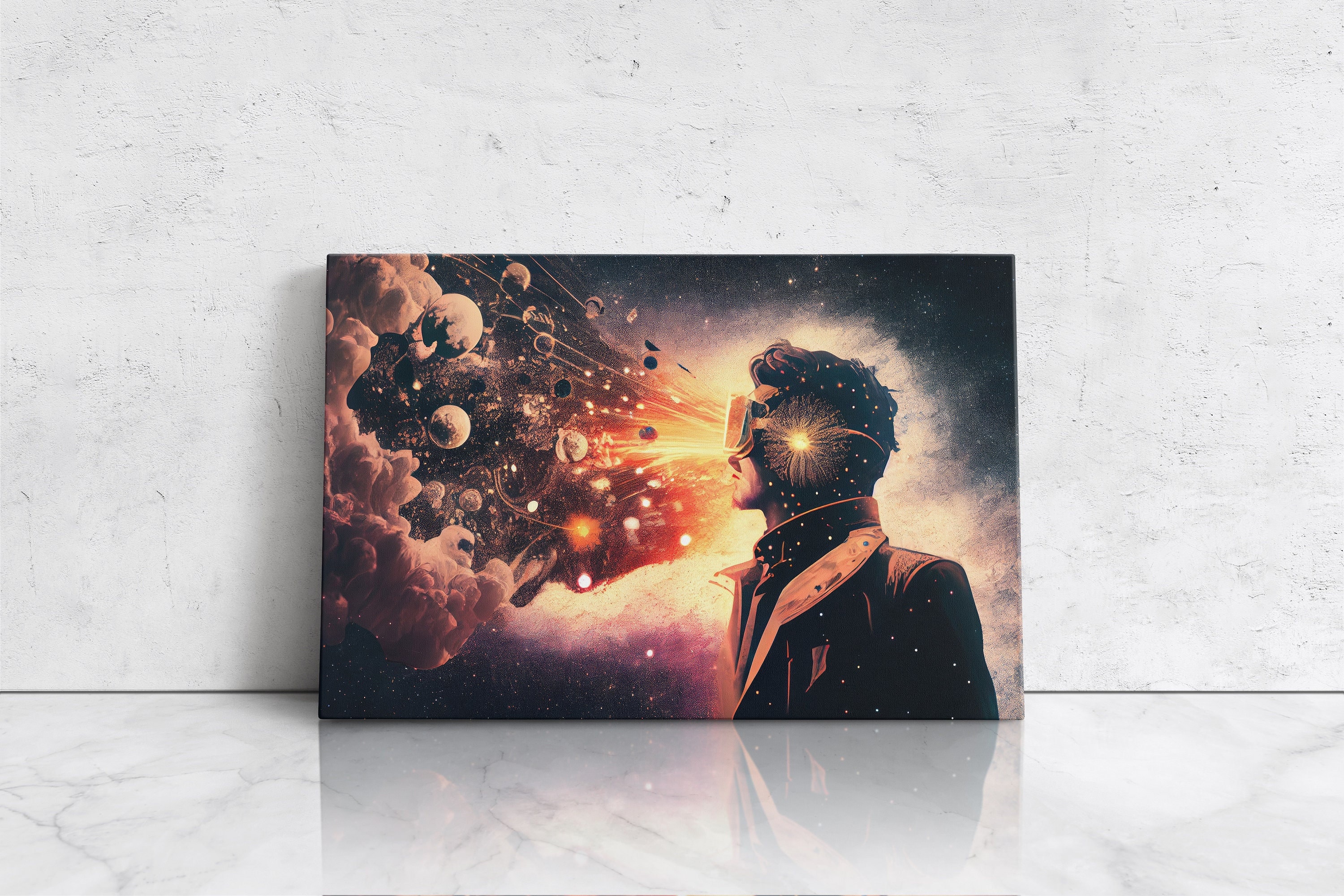 Surrealism Canvas Art Space Surrealism Art Space Canvas 