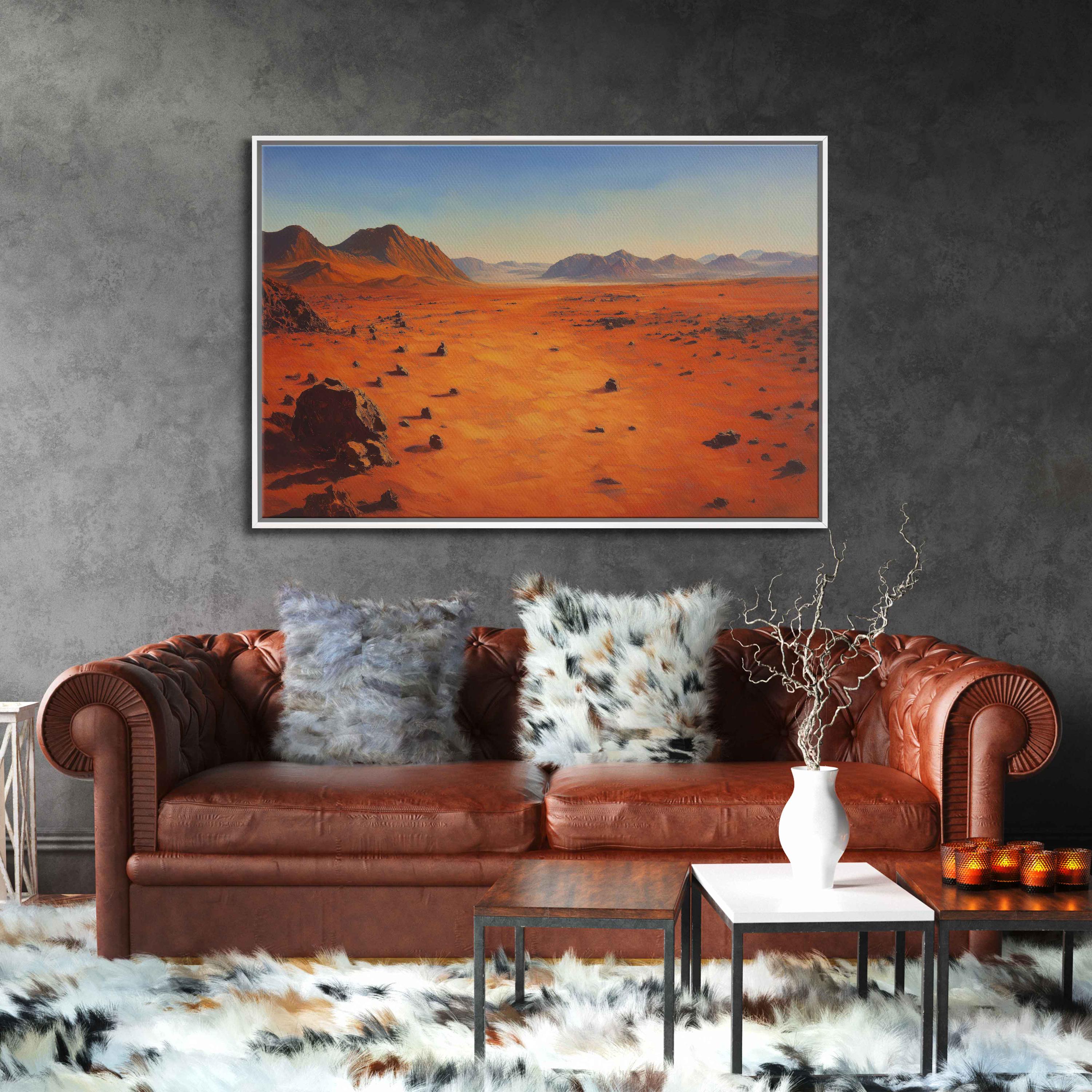 Mars Surface Glossy Photo Poster - Red Planet Space Galaxy Wall Art Print (Multiple Sizes) - View #6