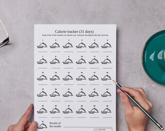 Stay on Track with Your Calorie Intake: Download a Printable Daily Calorie Tracking Checklist!