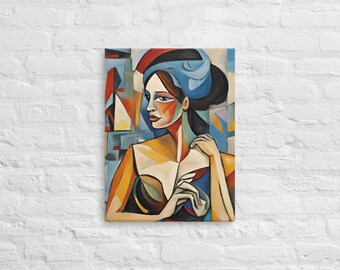 Lady of grace by Bella Picasso Canvas