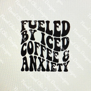 Fueled by Iced Coffee SVG
