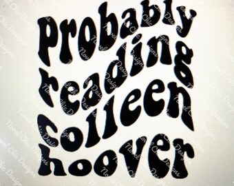 Prawdopodobnie czyta Colleen Hoover SVG