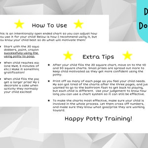 Potty Training Chart | Reward Chart | Potty Training | Toddler Girl ...