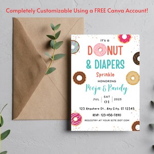 Editable Baby Shower Invite, Baby Invitation, Baby on Board, Baby on Board Funny, We Can Bearly Wait, Boy Baby Shower, Girl Baby Shower