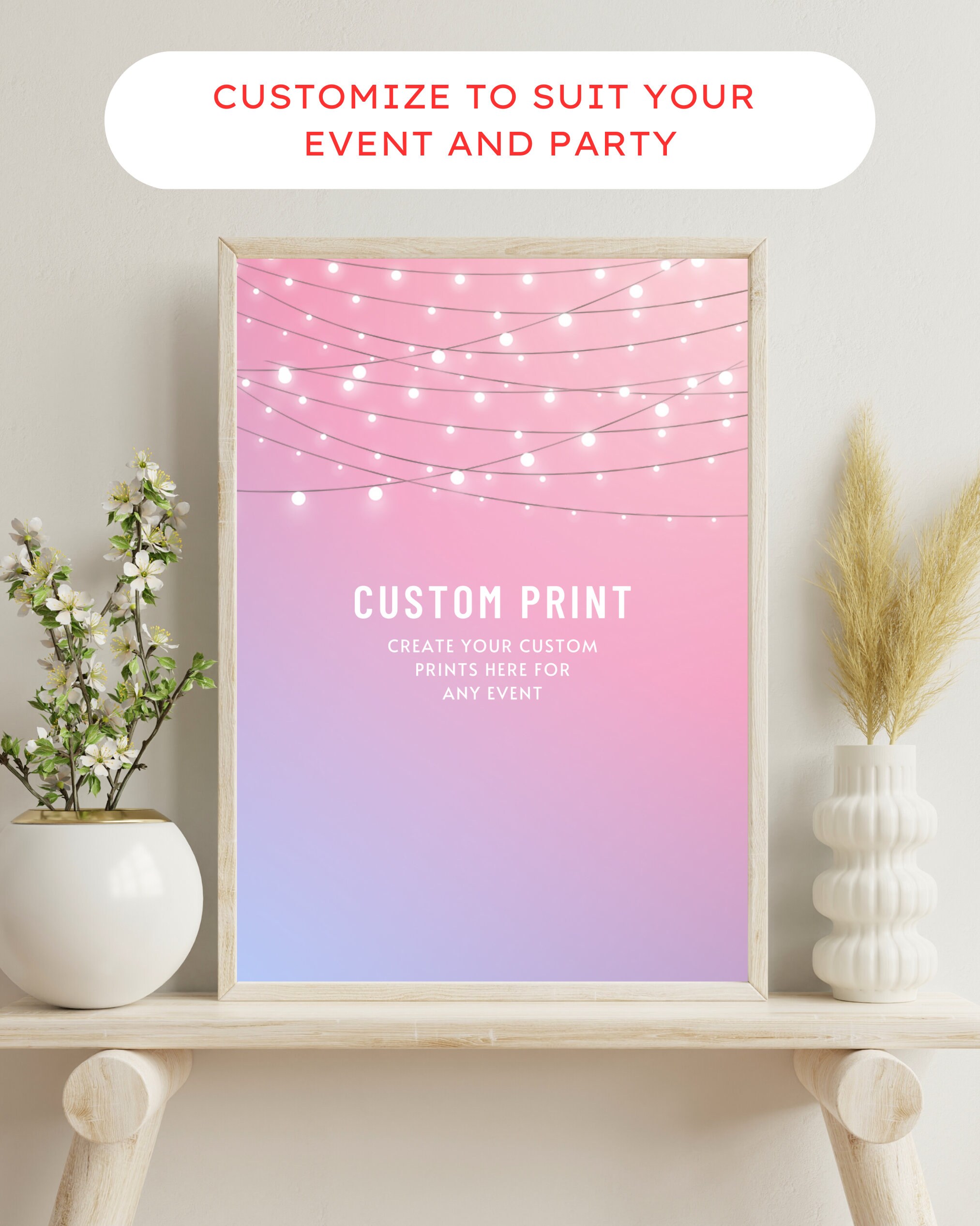 Editable 5x7 Birthday Invitation Template, DIGITAL DOWNLOAD, 5x7 Party Invite, Event, Edit With