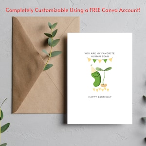 Editable Funny birthday card, Birthday Printable Card, cute digital birthday card, minimalist birthday card, instant download PNG PDF 5x7