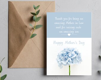Editable Mother's Day Card Template, Canva (Digital File)
