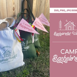 Camp Bachelorette week-end SVG, PNG, fichiers JPG