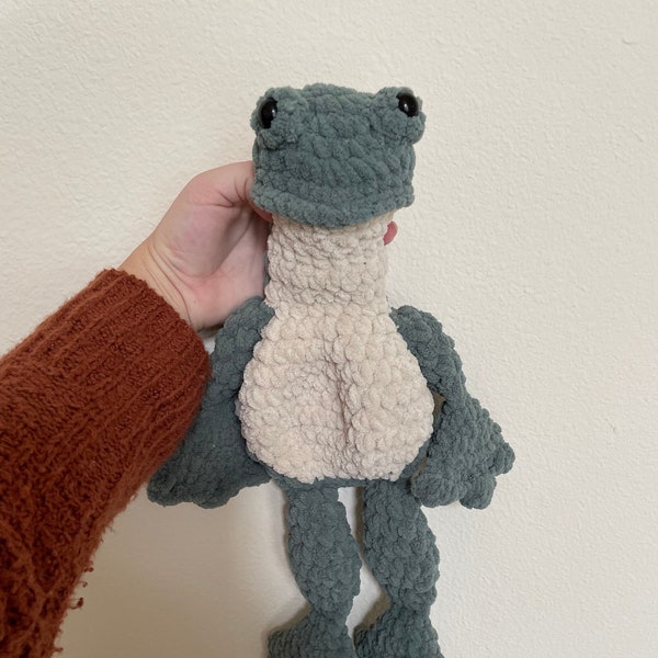 MADE TO ORDER | Frog Snuggler | Crochet Frog | Woodland Nursery