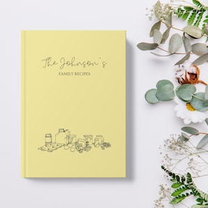Custom Family Recipe Cookbook: Personalized Kitchen Keepsake