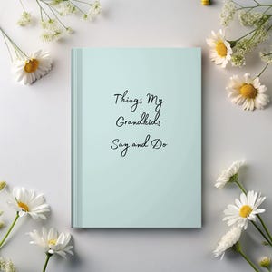 Grandkids Memory Book For Grandparents Gift For Grandma and Grandchildren Keepsake Gift for Grandparents Journal Gift for Grandparents