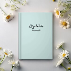 Custom Business Journal Matte - Small Business Owner Gift, Personalized Notebook, Office Stationery, Business Planner, Entrepreneur Notebook