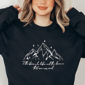 To The Stars Who Listen Sweatshirt, Night Court Sweatshirt, Stars Hoodie, City of Starlight Sweater, Unisex Hoodie, To The Stars Who Listen