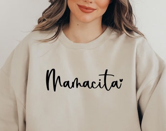 Mamacita Sweatshirt, Mamacita Hoodie, Heart Sweatshirt, Mothers Day Gift, Fiesta Shirt, Womens Hoodie