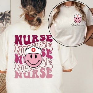 Custom Nurse Shirt, Personalized Nurse Shirt, New Nurse Gift, Nursing School Shirt, Student Grad Shirt, Custom Nurse T-shirt