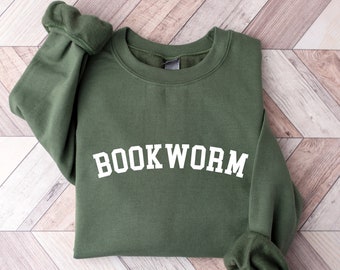 Bookworm Sweatshirt, Bookish Hoodie, Book Club Sweatshirt, Bookworm Hoodie, Book Sweatshirt, Book Club Gift, Crewneck Sweatshirt