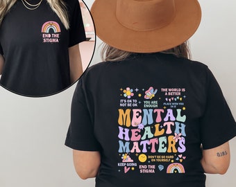 Mental Health Matters Shirt, Women Inspirational Shirt, Mental Health Shirt, Anxiety T-shirt, Recreational Therapy Sweater, Gift For Her